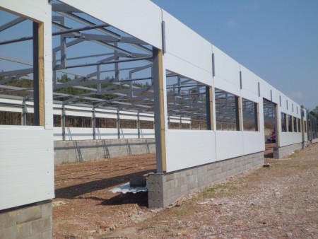 2013-2014 Hala zámečnické výroby, Tachlovice - technický dozor investora